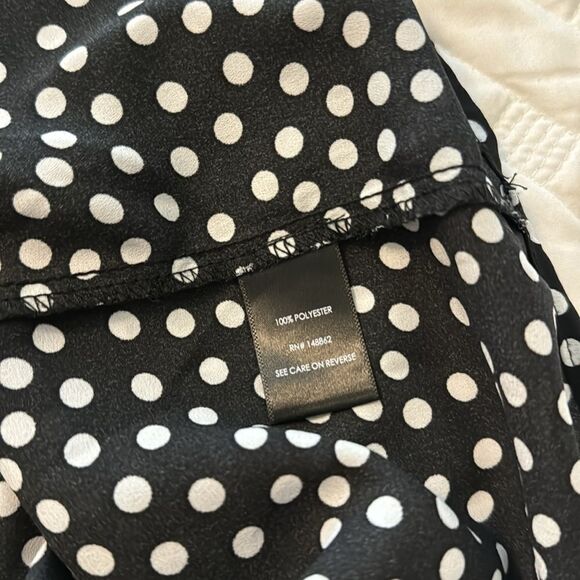 Torrid Women's Black Abbey Georgette Puff Sleeve Blouse Top Size 6X - Picture 5 of 5